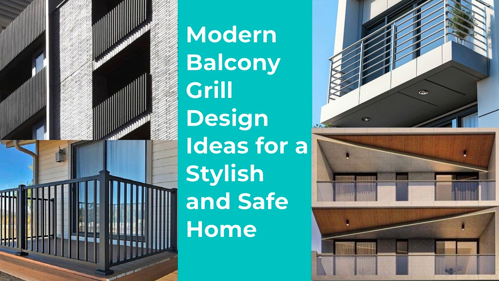  >Modern Balcony Grill Design Ideas for a Stylish & Safe Home