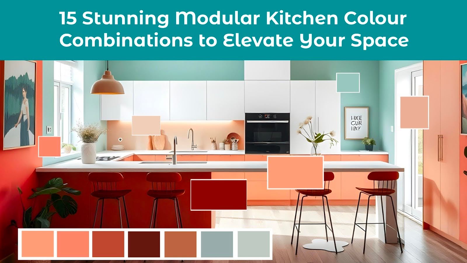 15 Stunning Modular Kitchen Colour Combinations to Elevate Your Space