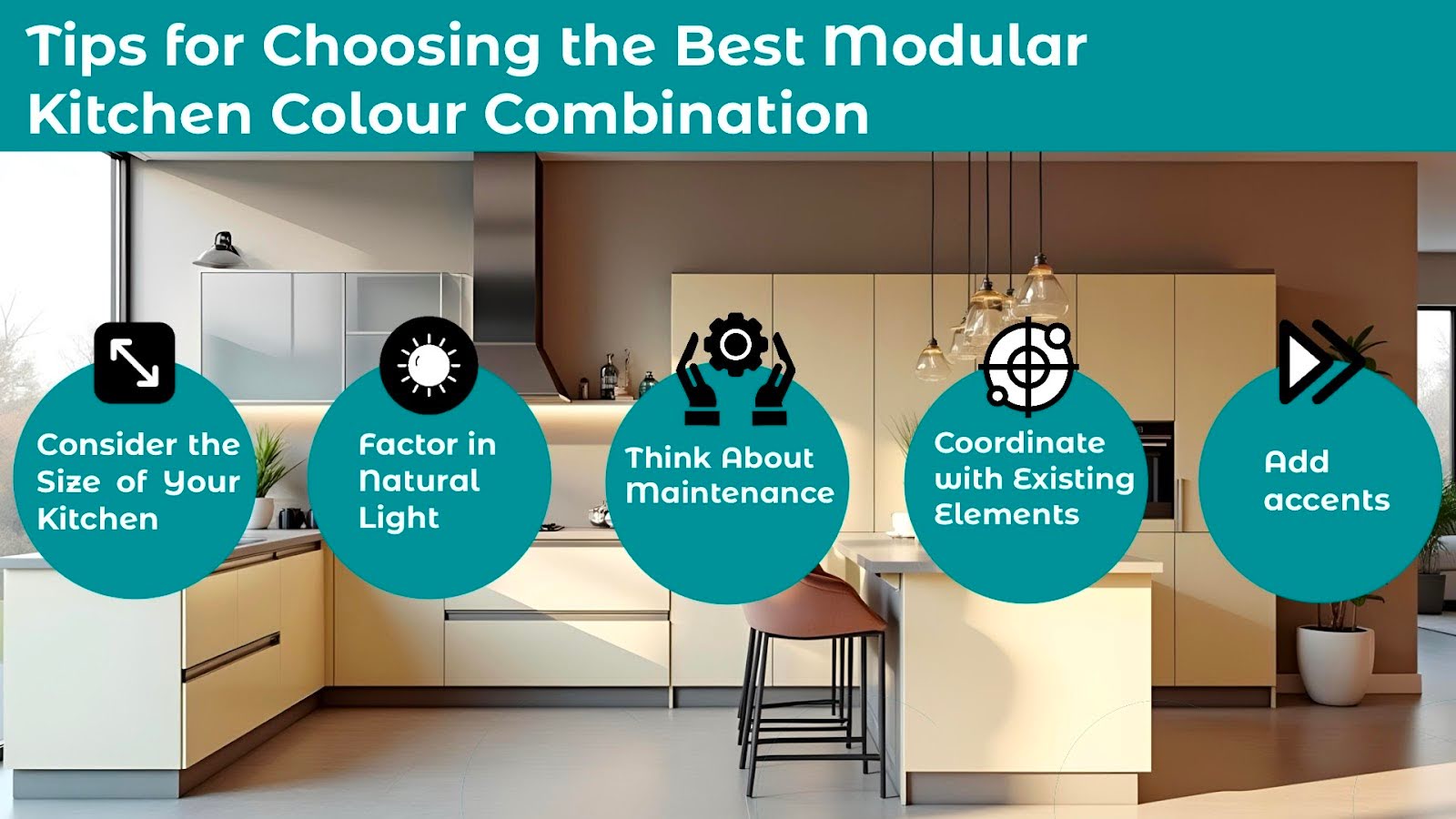    Tips for Choosing the Best Modular Kitchen Colour
                      Combination