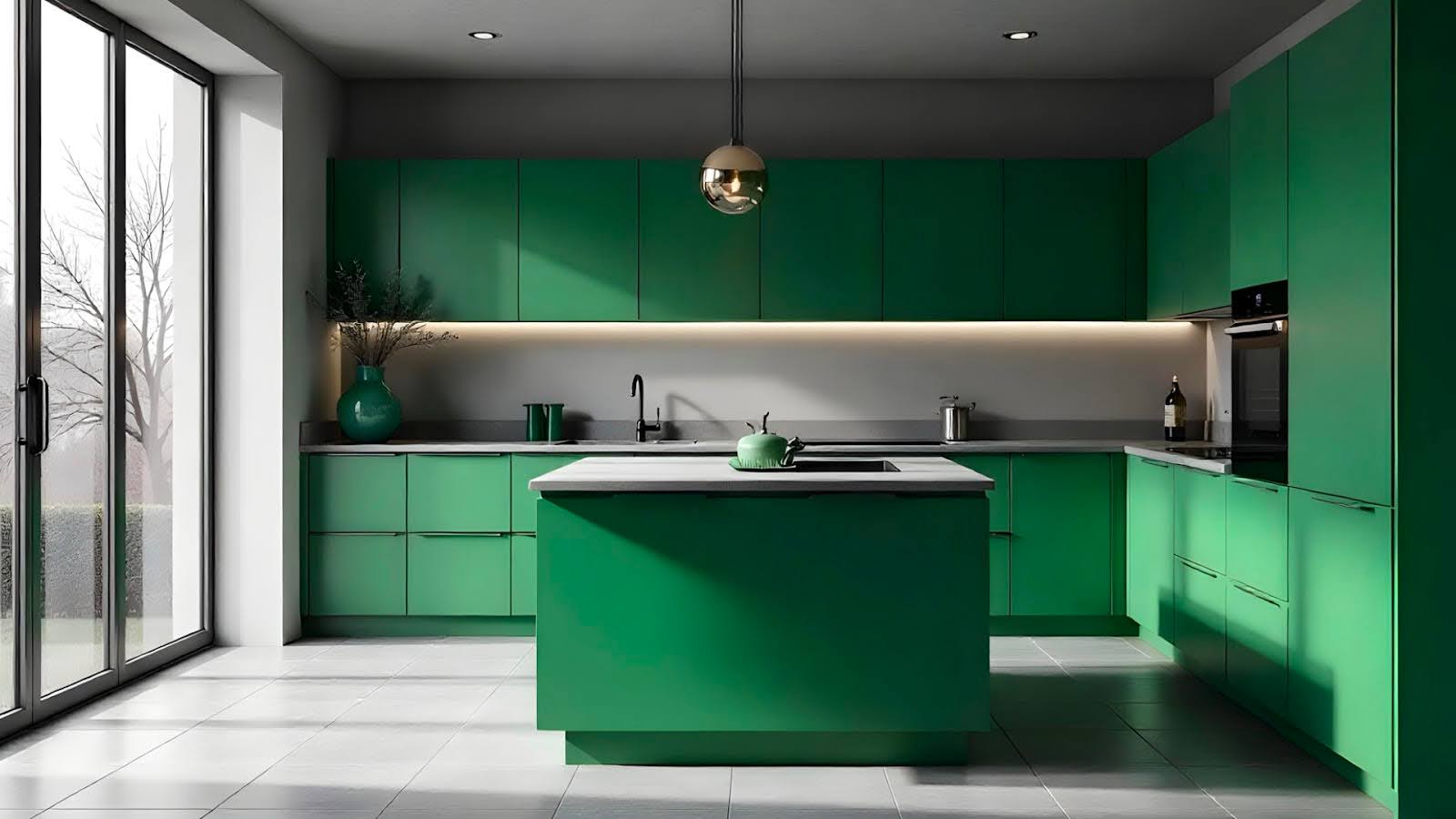 3. Green Gray Colour Design