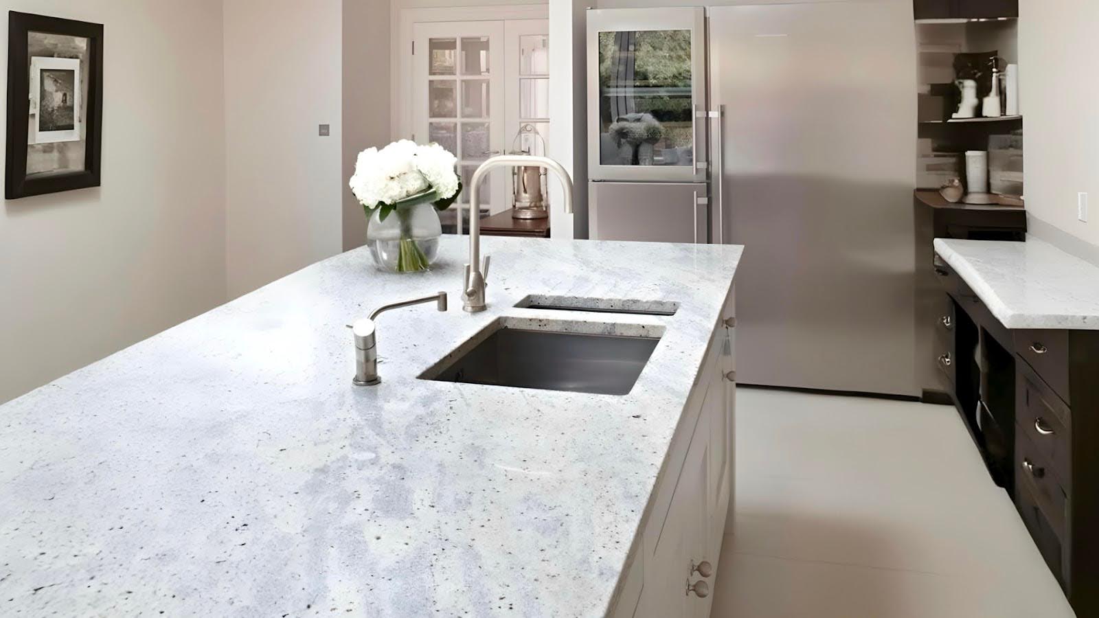 4. Kashmir White Granite