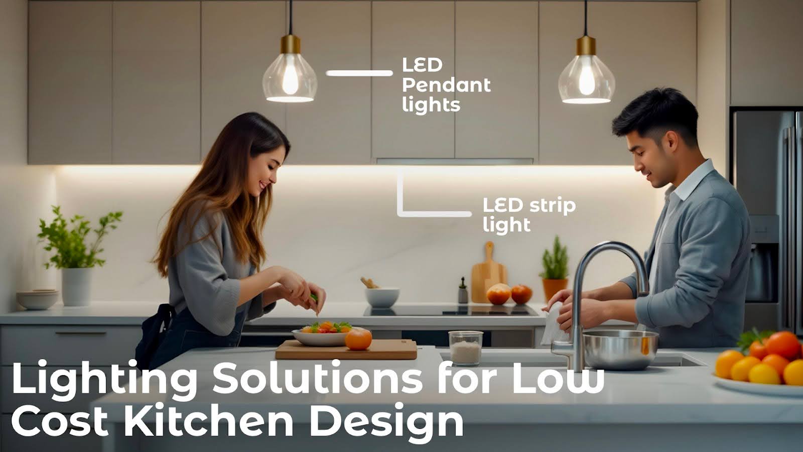 7. Lighting Solutions for Low Cost Kitchen Design