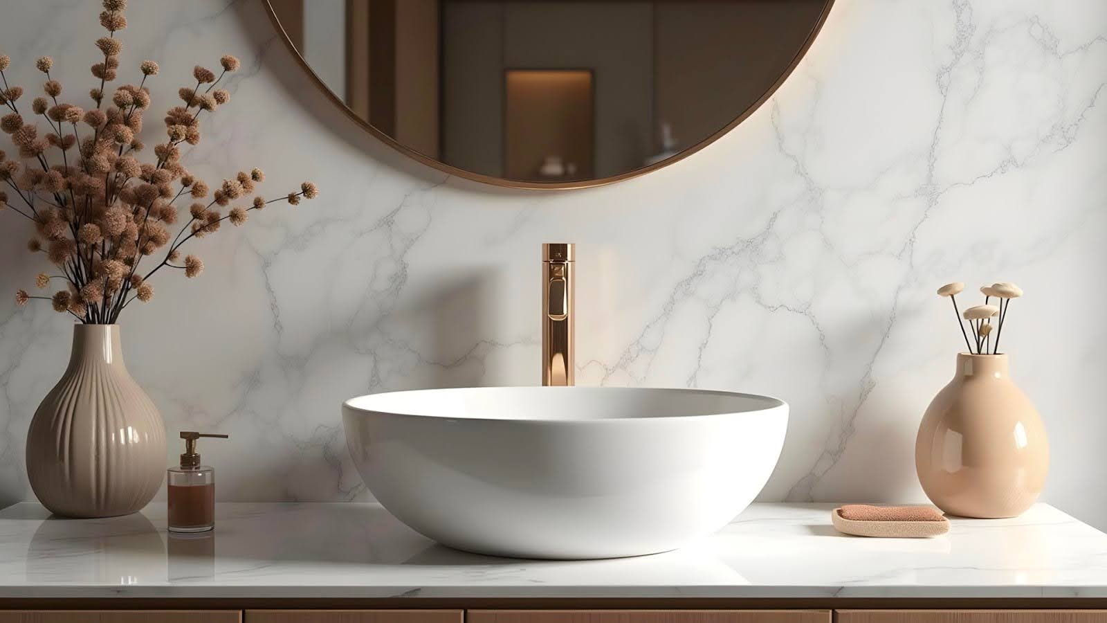 Marble Wash Basin Countertop