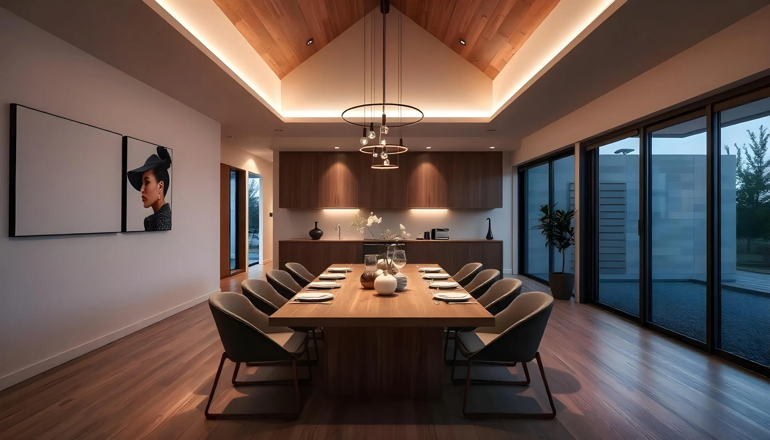 Minimalist Dining Area