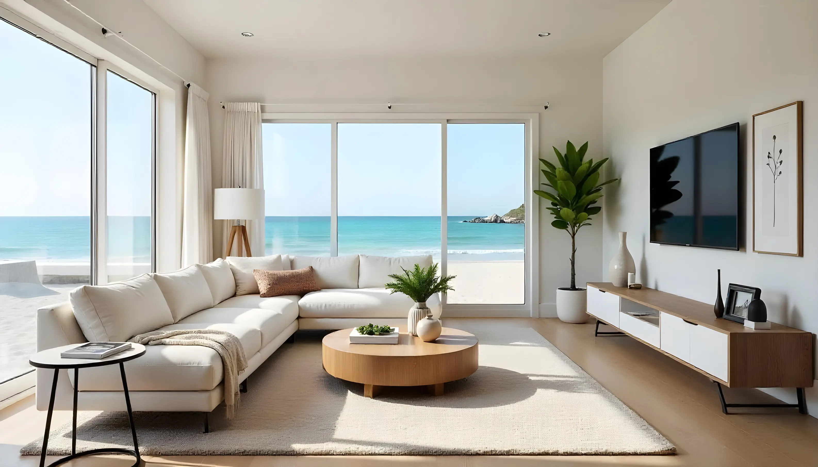 Modern Coastal Living Room