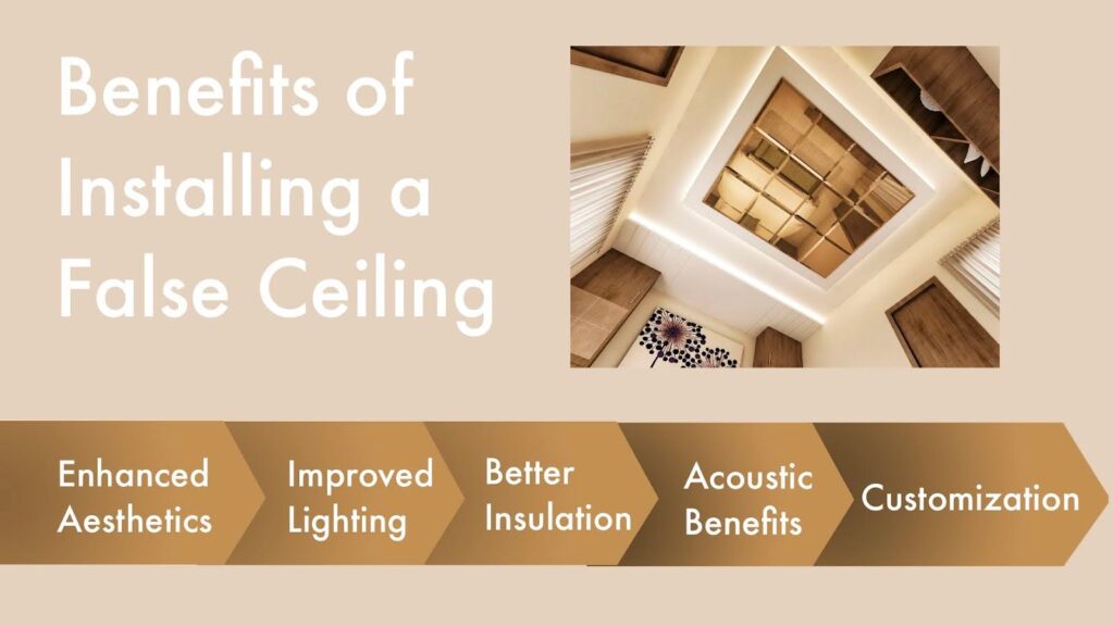 Benefits of Installing a False Ceiling