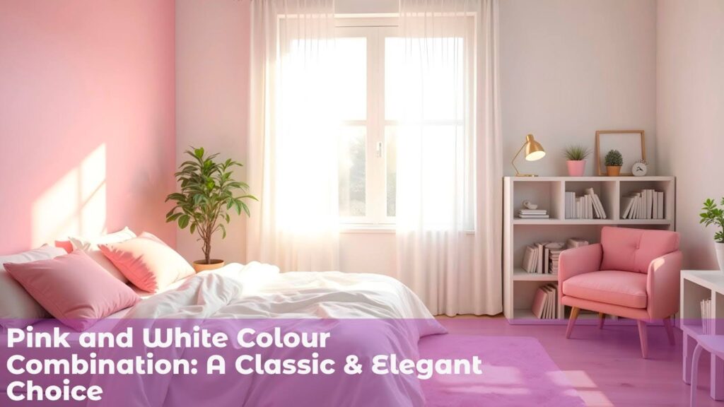 Pink and White Colour Combination