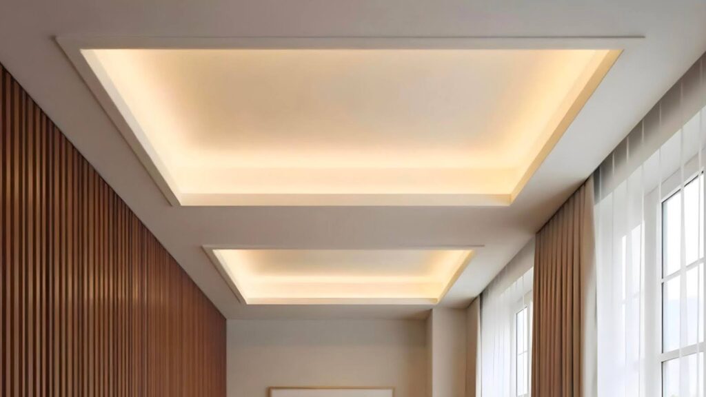 Minimalist Tray Ceiling POP Design