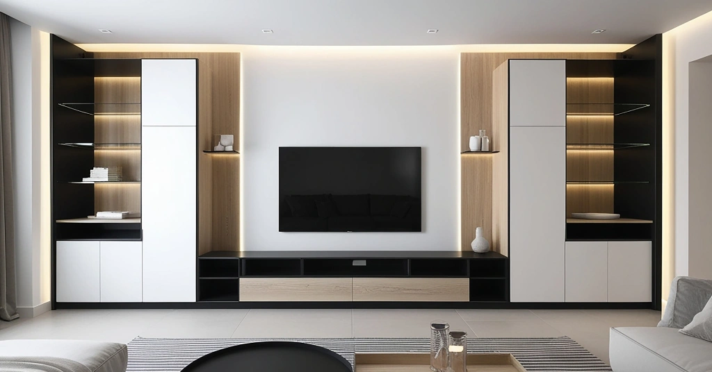 TV Unit Design Ideas for Living Rooms That Save Space