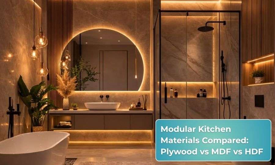 Modular Kitchen Materials Compared: Plywood vs MDF vs HDF