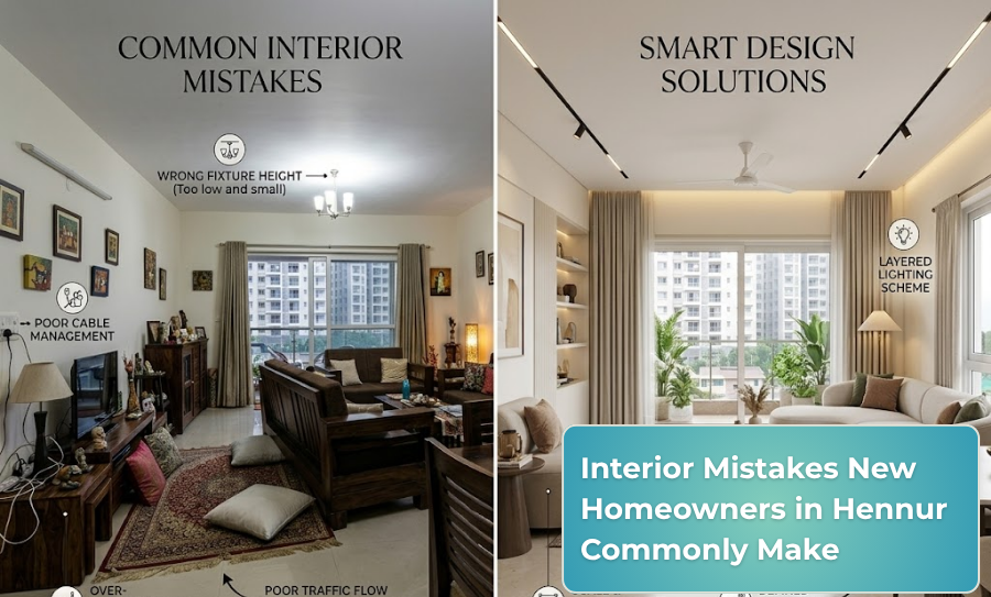 Interior Mistakes New Homeowners in Hennur Commonly Make