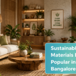 Sustainable interior materials in modern Bangalore homes