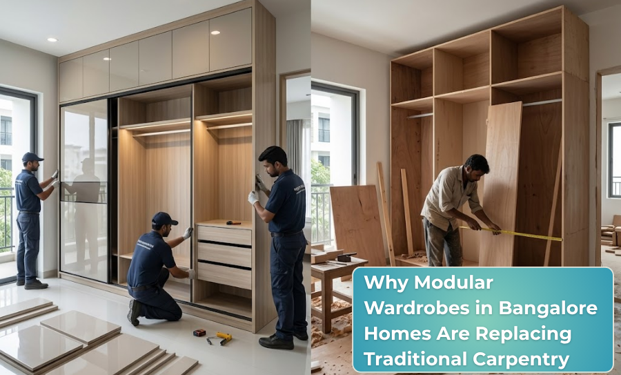 Why Modular Wardrobes Are Replacing Traditional Carpentry in Bangalore Homes